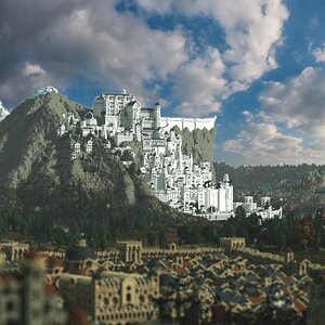 Osgiliath and Minas Tirith image - Minecraft Community - ModDB