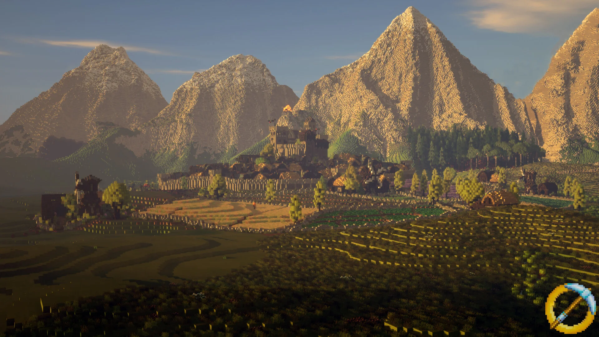 What is the title of this picture ? anorien.jpg | Minecraft Middle Earth