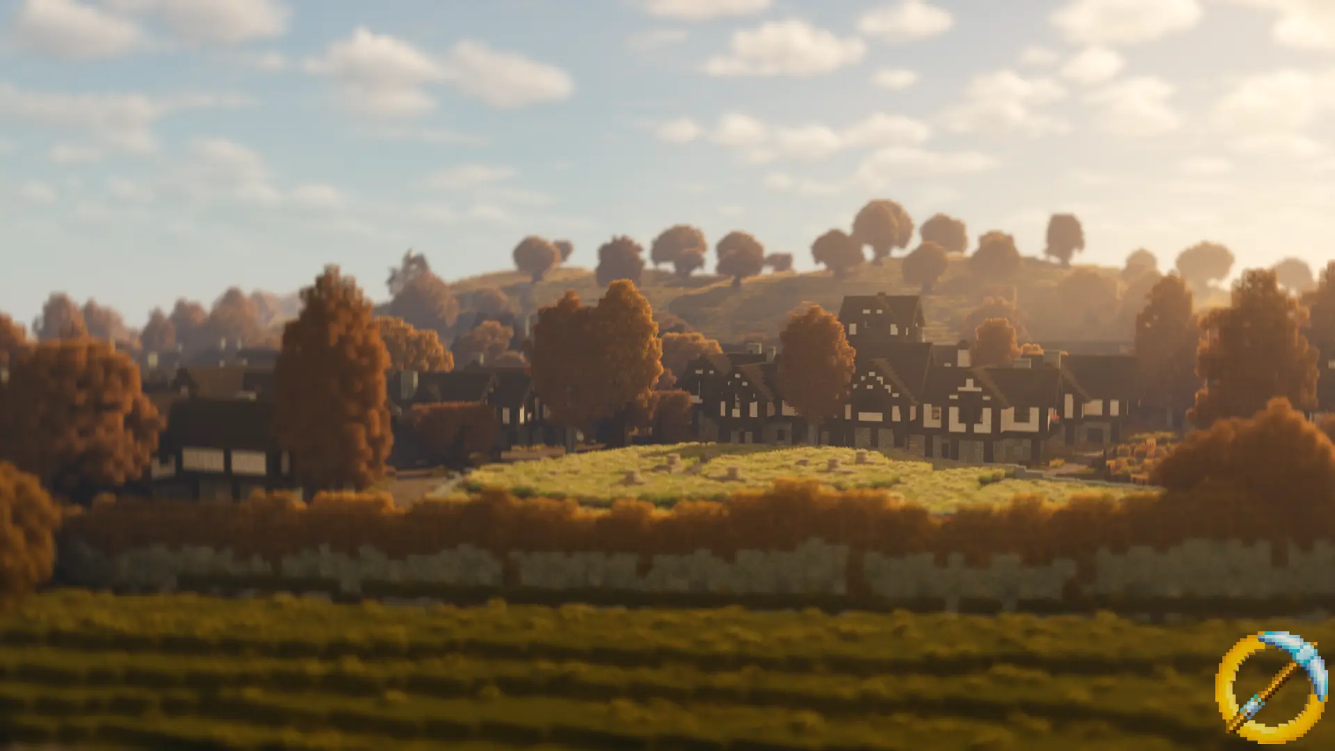 Bree Autumn Desktop Version - Bliss Shaders | Minecraft Middle Earth