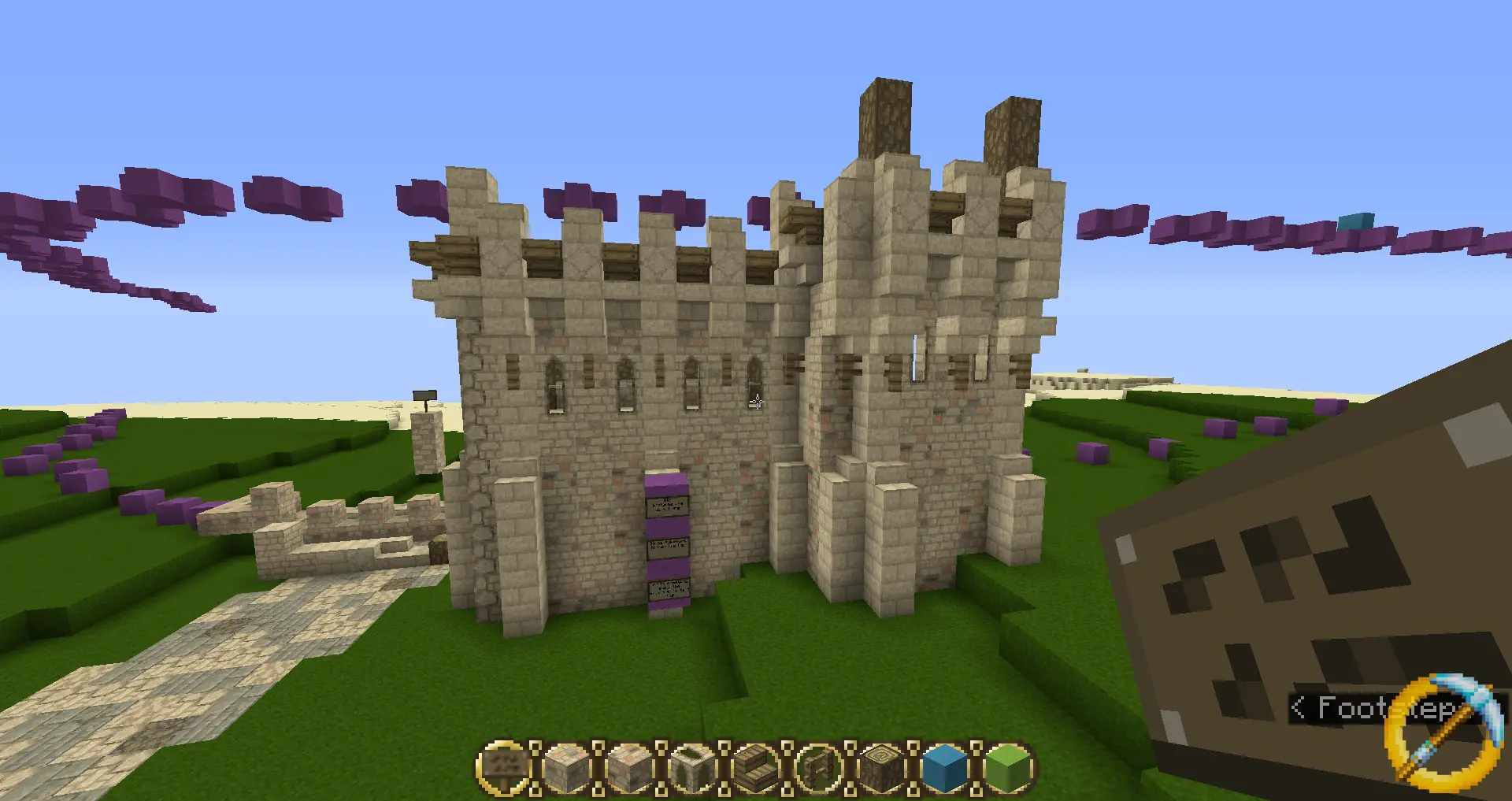 minecraft city wall