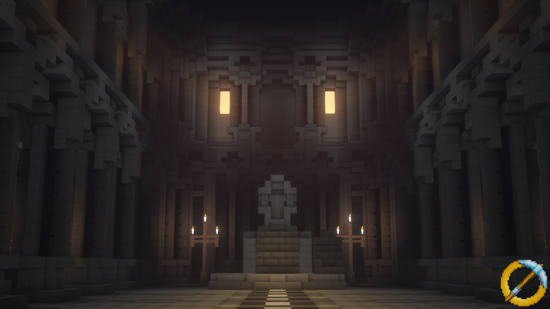 minecraft underground temple