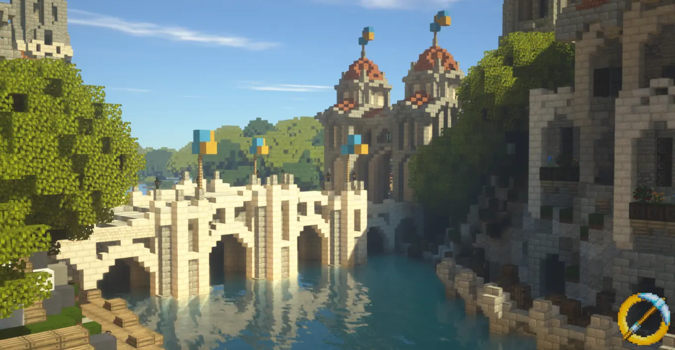 Minecraft castle, Minecraft, Minecraft bridges