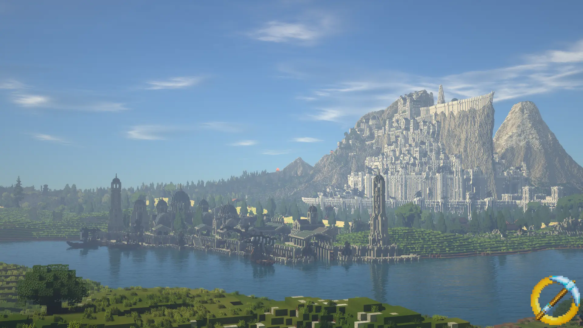 Minas Tirith full shot  Minecraft Middle Earth